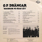 O.P. DRANGAR / Dansmusik Pa Varat Satt
